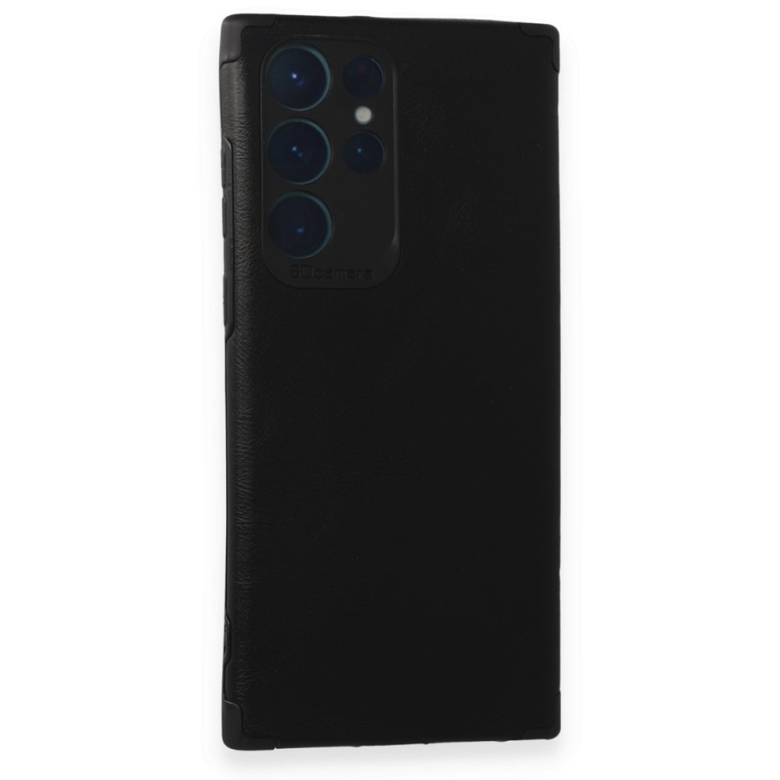  Samsung Galaxy S22 Ultra Kılıf Loop Deri Silikon - Siyah