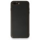  iPhone 7 Plus Kılıf Coco Deri Silikon Kapak - Siyah
