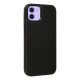  iPhone 12 Kılıf Asya Deri Silikon - Siyah