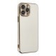  iPhone 15 Pro Max Kılıf Volet Silikon - Beyaz