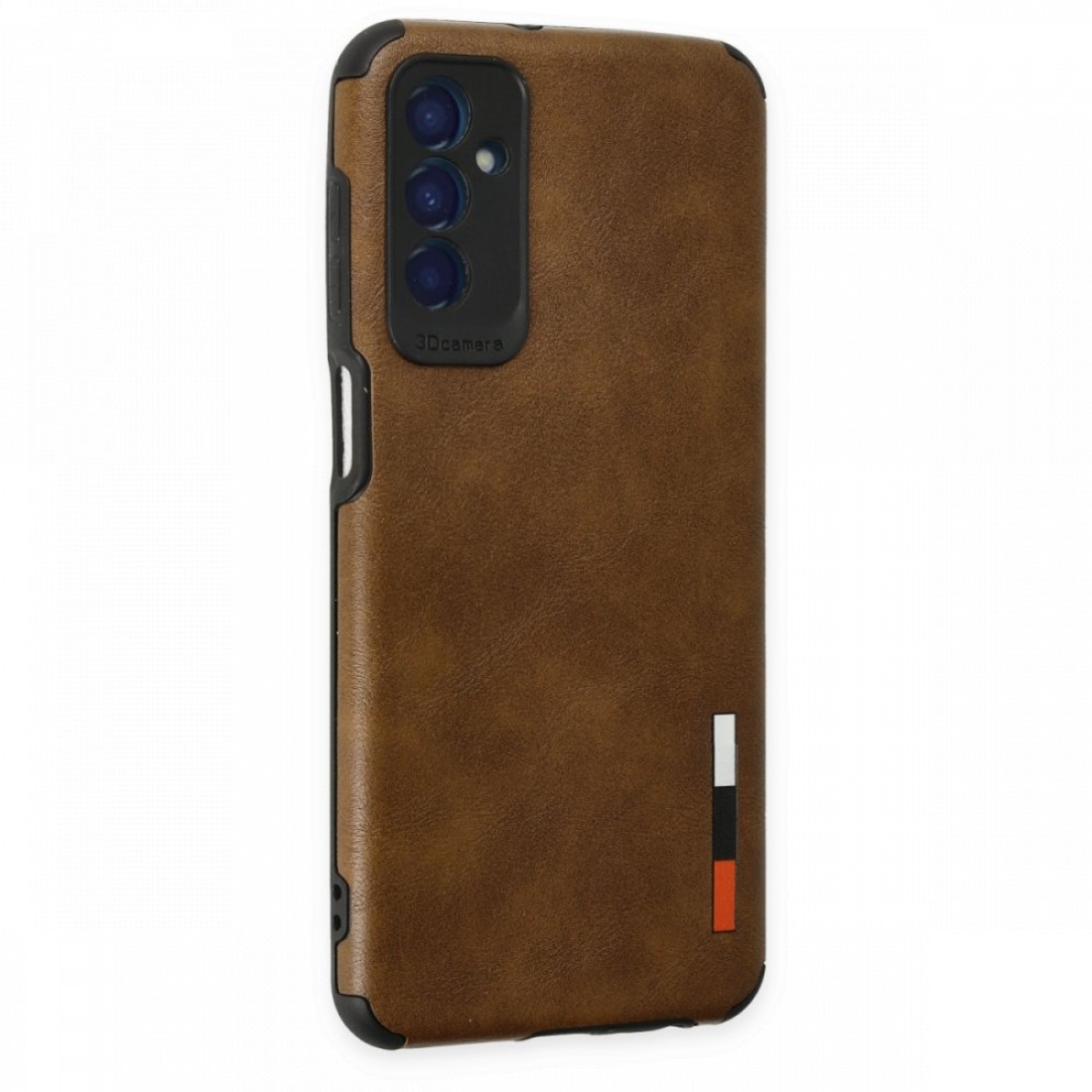  Samsung Galaxy M23 Kılıf Loop Deri Silikon - Kahverengi