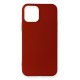 iPhone 12 Mini Kılıf First Silikon - Bordo iPhone 12 Mini Kılıf First Silikon - Bordo