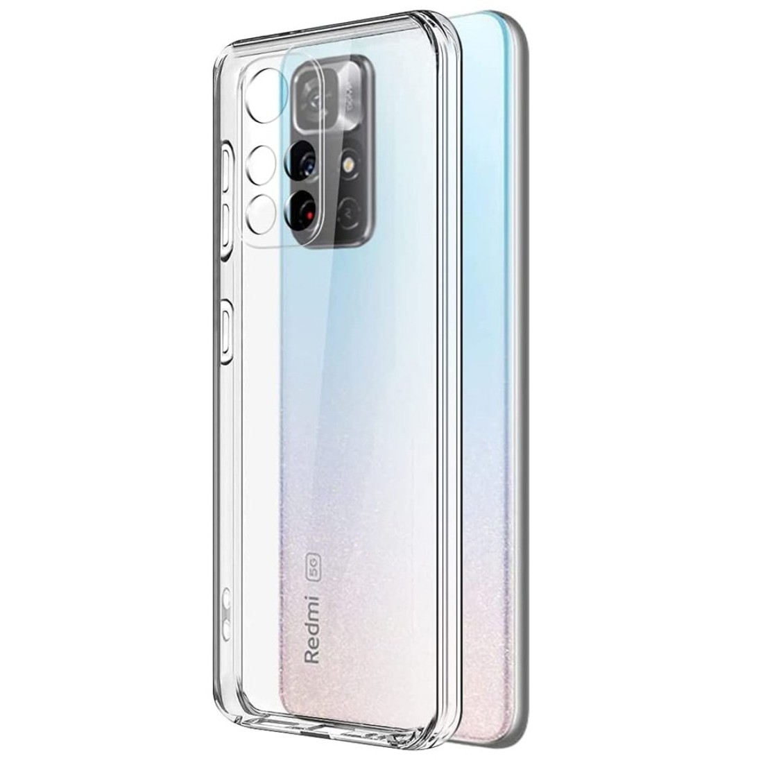  Xiaomi Redmi Note 11T Kılıf Lüx Şeffaf Silikon