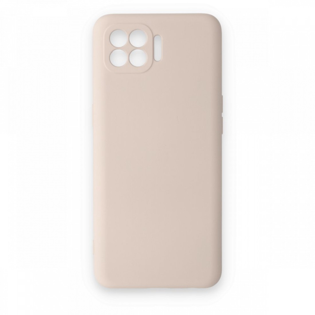  Oppo Reno 4 Lite Kılıf Nano içi Kadife Silikon - Pudra