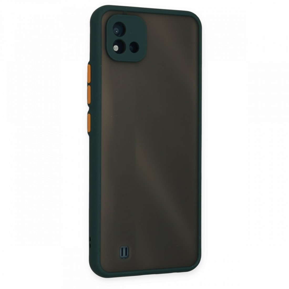  Realme C11 2021 Kılıf Montreal Silikon Kapak - Yeşil