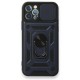 iPhone 12 Pro Kılıf Pars Lens Yüzüklü Silikon - Lacivert iPhone 12 Pro Kılıf Pars Lens Yüzüklü Silikon - Lacivert