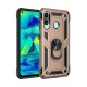  Samsung Galaxy M40 Kılıf Sofya Yüzüklü Silikon Kapak - Gold