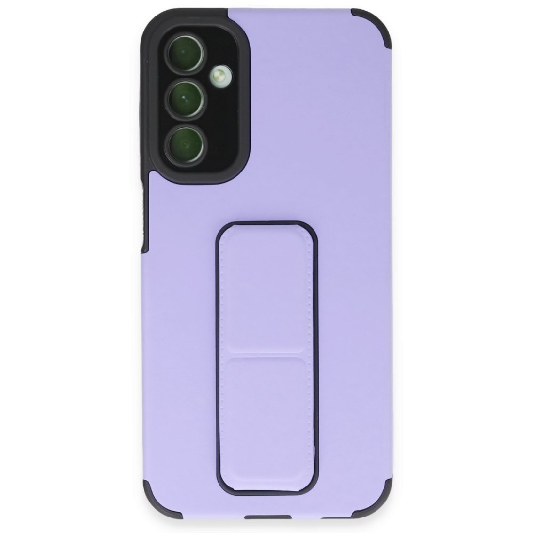  Samsung Galaxy A24 4G Kılıf Mega Standlı Silikon - Lila