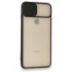  iPhone 7 Plus Kılıf Palm Buzlu Kamera Sürgülü Silikon - Siyah