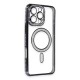  iPhone 16 Pro Max Kılıf Joke Simli Magneticsafe Kılıf - Siyah