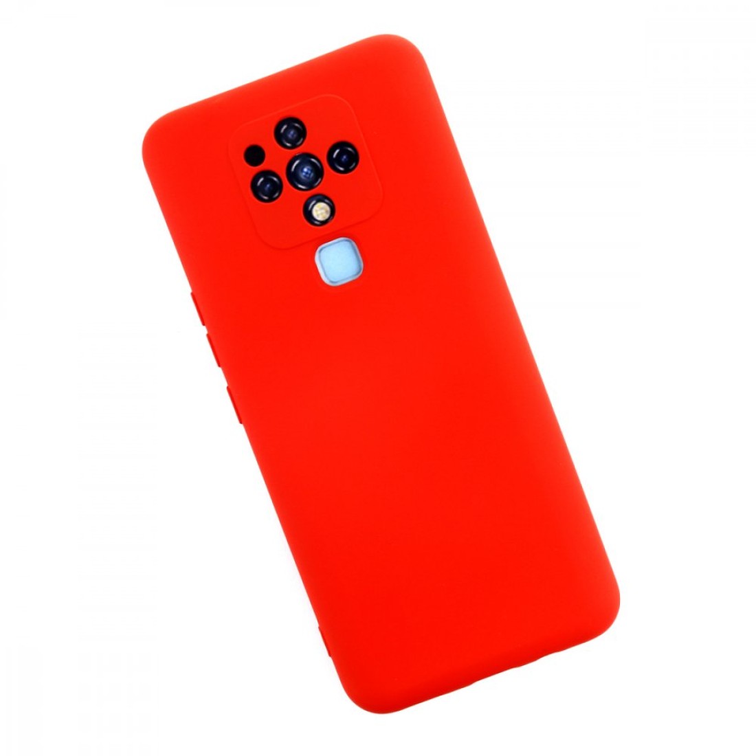  Tecno Camon 16 Kılıf Nano içi Kadife Silikon - Kırmızı