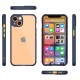 iPhone 13 Mini Kılıf Miami Şeffaf Silikon - Lacivert iPhone 13 Mini Kılıf Miami Şeffaf Silikon - Lacivert