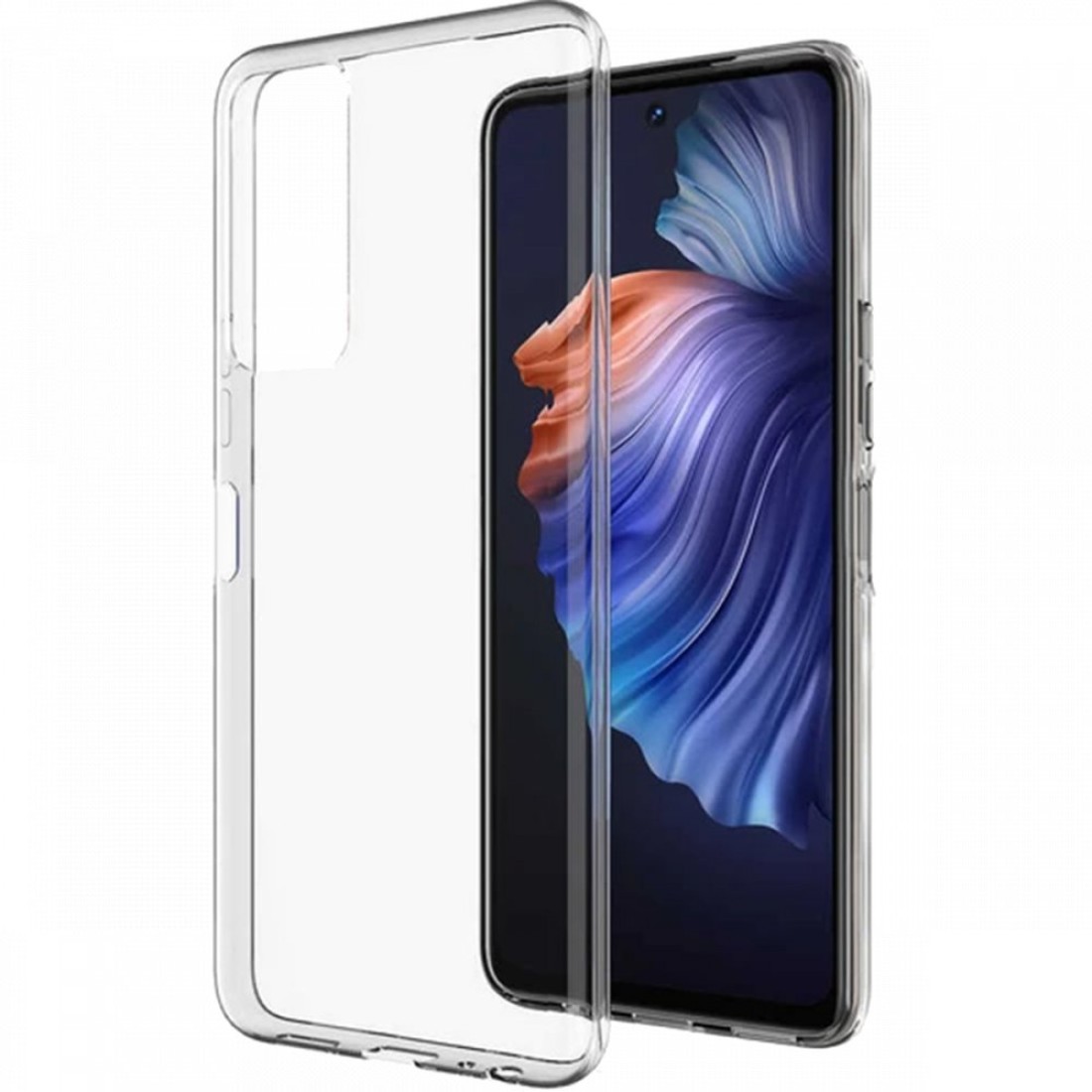  Tecno Camon 18P Kılıf Lüx Şeffaf Silikon