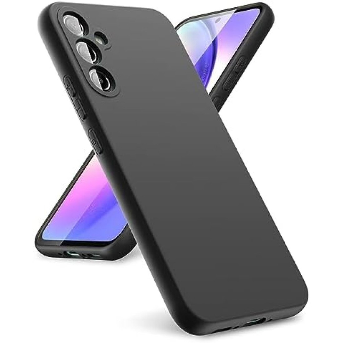  Samsung Galaxy A24 4G Kılıf First Silikon - Siyah