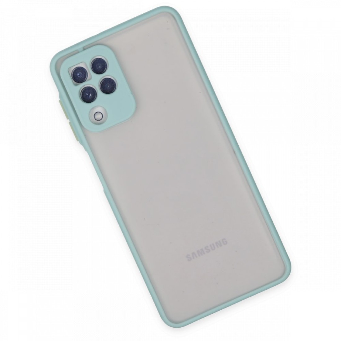 Samsung Galaxy M32 Kılıf Montreal Silikon Kapak - Turkuaz