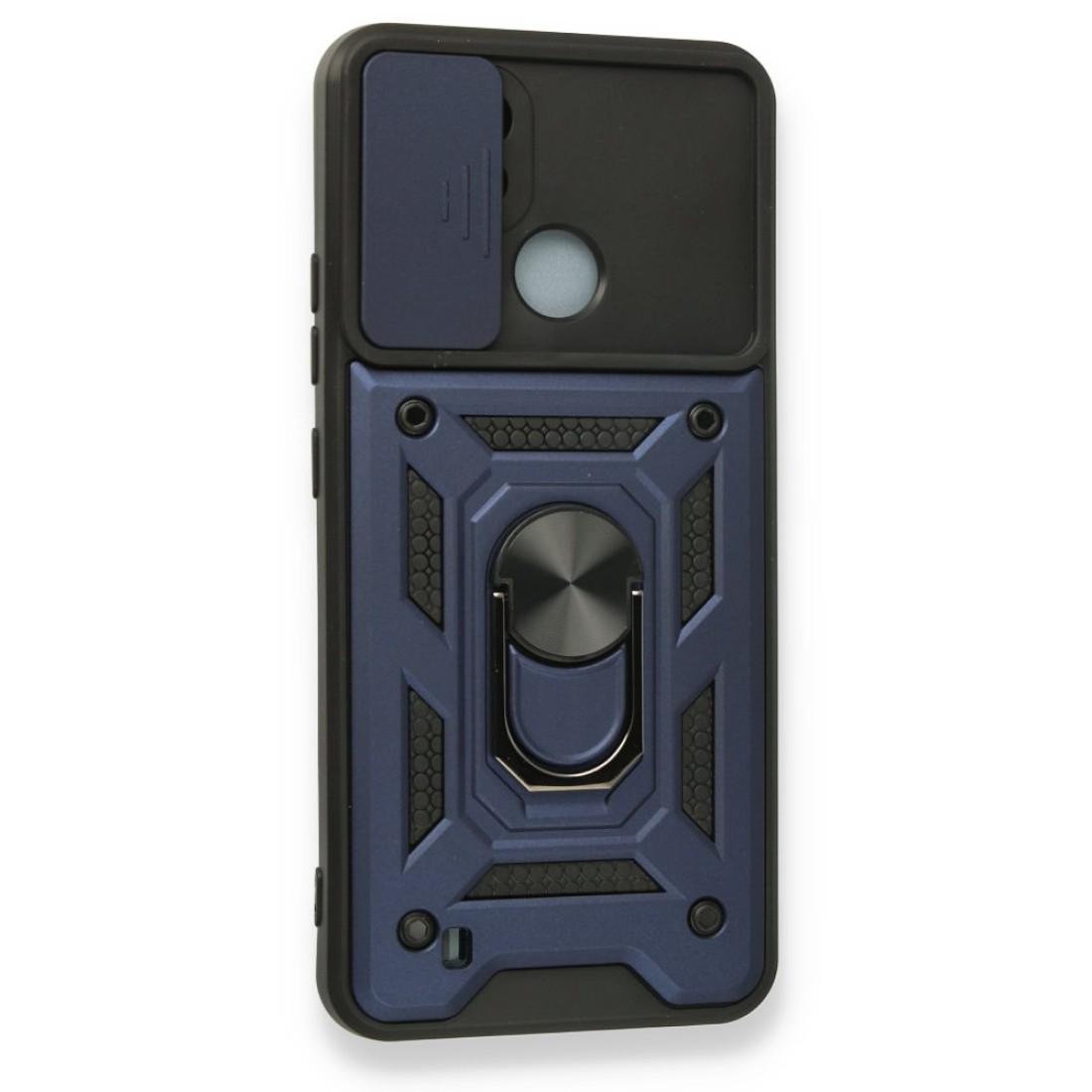 Realme C11 2021 Kılıf Pars Lens Yüzüklü Silikon - Lacivert Realme C11 2021 Kılıf Pars Lens Yüzüklü Silikon - Lacivert