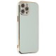  iPhone 12 Pro Kılıf Volet Silikon - Açık Yeşil