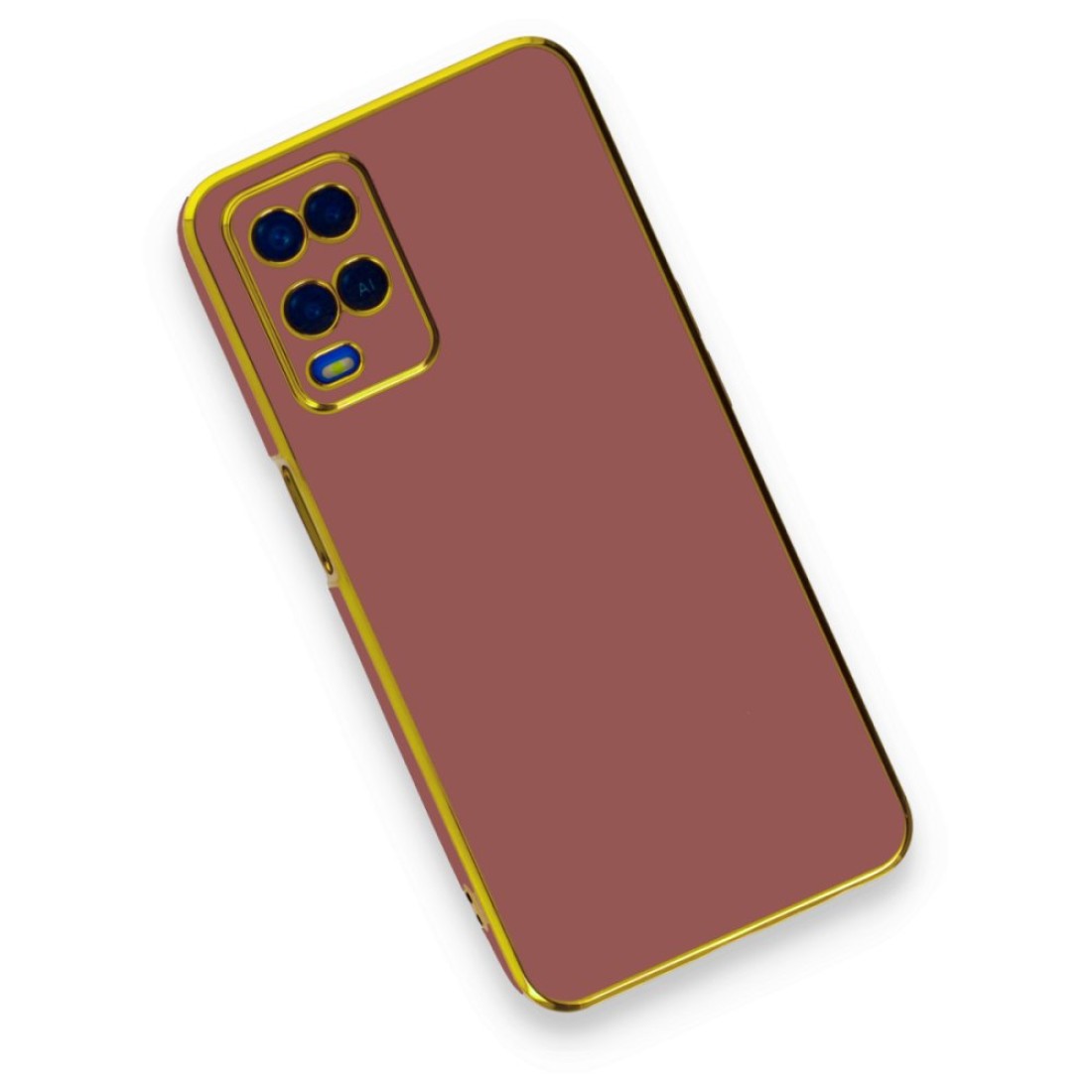  Oppo A54 4G Kılıf Volet Silikon - Kırmızı