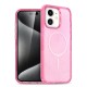 iPhone 12 Kılıf Glow Magsafe Kapak - Pembe iPhone 12 Kılıf Glow Magsafe Kapak - Pembe