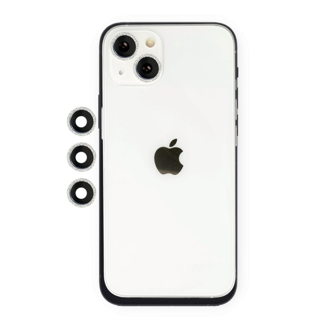  iPhone 13 Mini Shine Kamera Lens - Gümüş