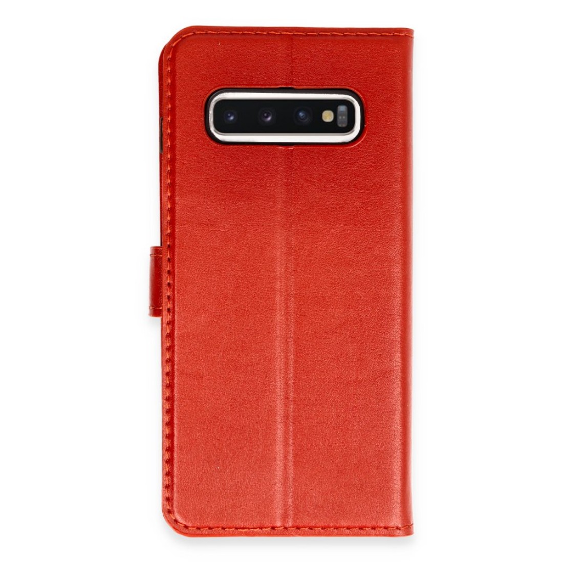  Samsung Galaxy S10 Plus Kılıf Trend S Plus Kapaklı Kılıf - Kırmızı