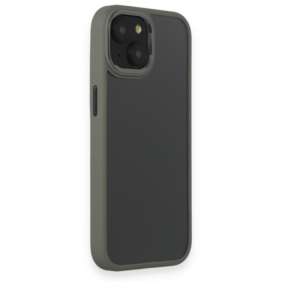  iPhone 15 Kılıf Power Silikon - Gri