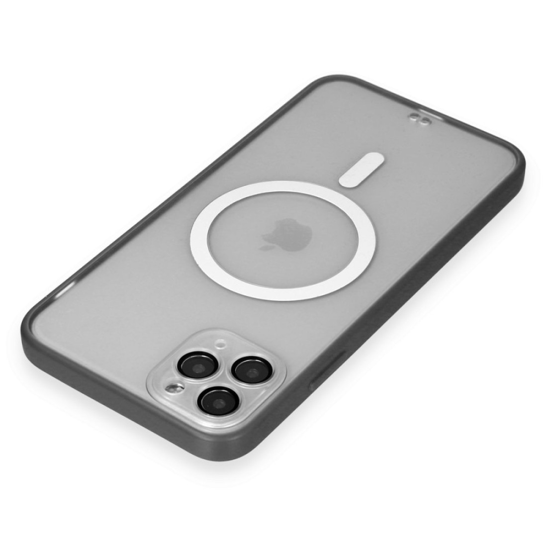  iPhone 11 Pro Kılıf Grand Magneticsafe Kapak - Siyah