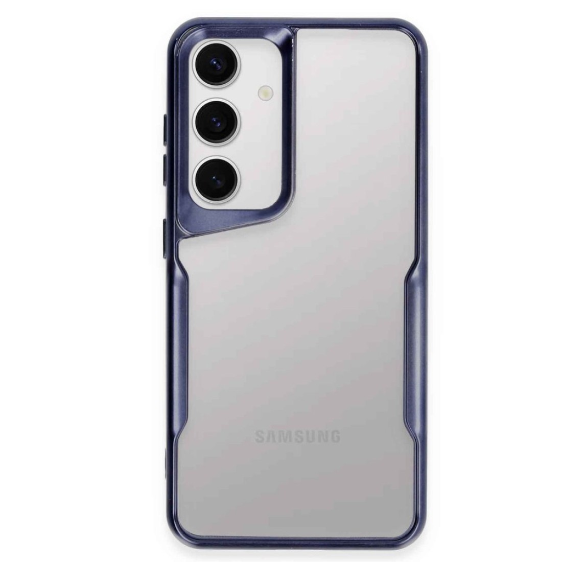  Samsung Galaxy A15 4G Kılıf Boyi Silikon Kapak - Lacivert