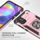  Samsung Galaxy A31 Kılıf Zegna Yüzüklü Silikon Kapak - Rose