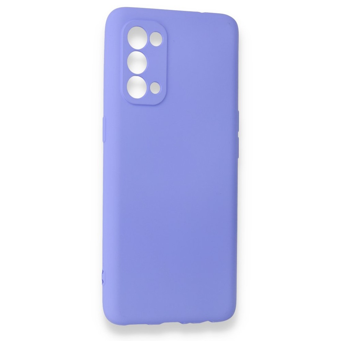Oppo Reno 5 Pro Kılıf First Silikon - Lila Oppo Reno 5 Pro Kılıf First Silikon - Lila