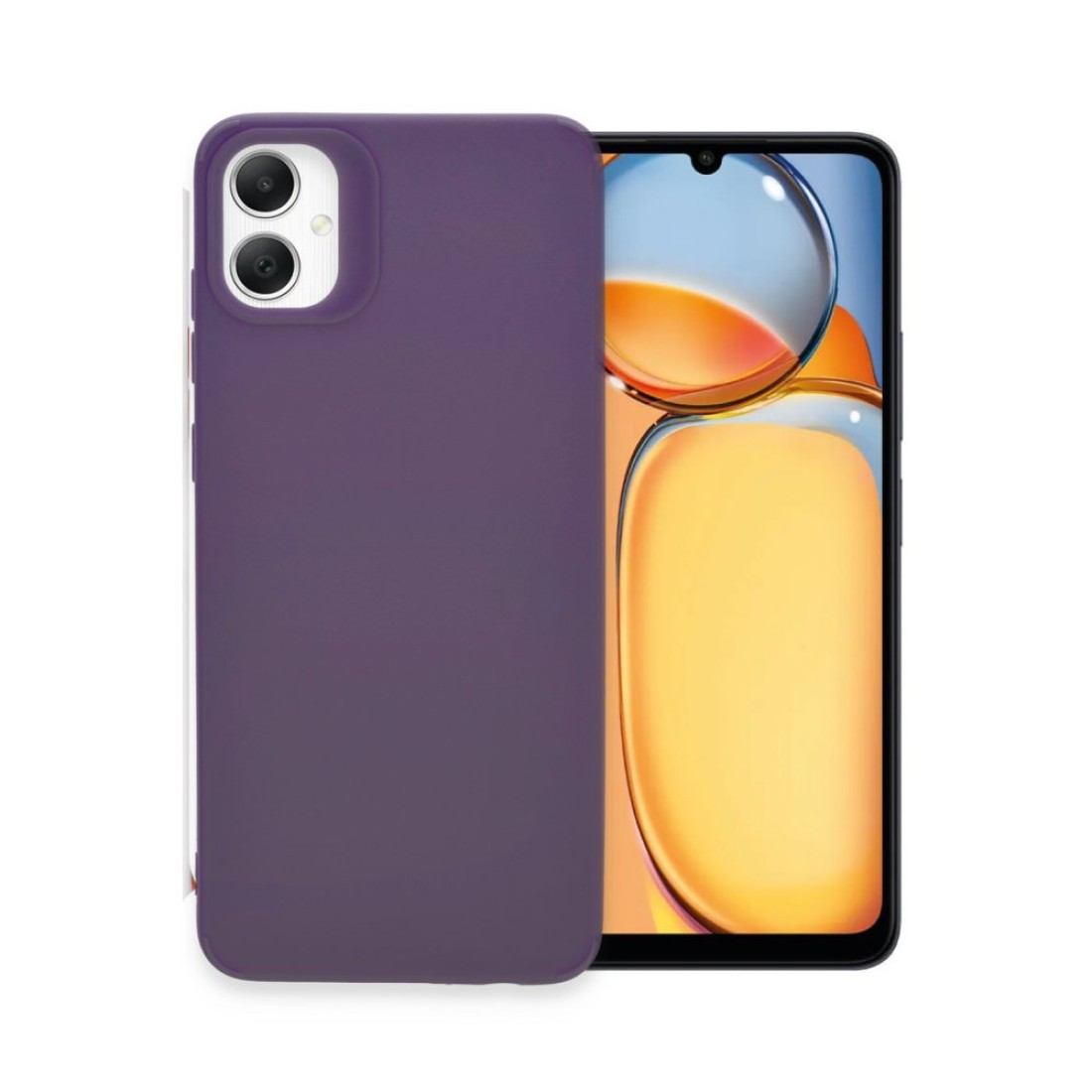  Samsung Galaxy A05 Kılıf Petro Silikon - Mürdüm