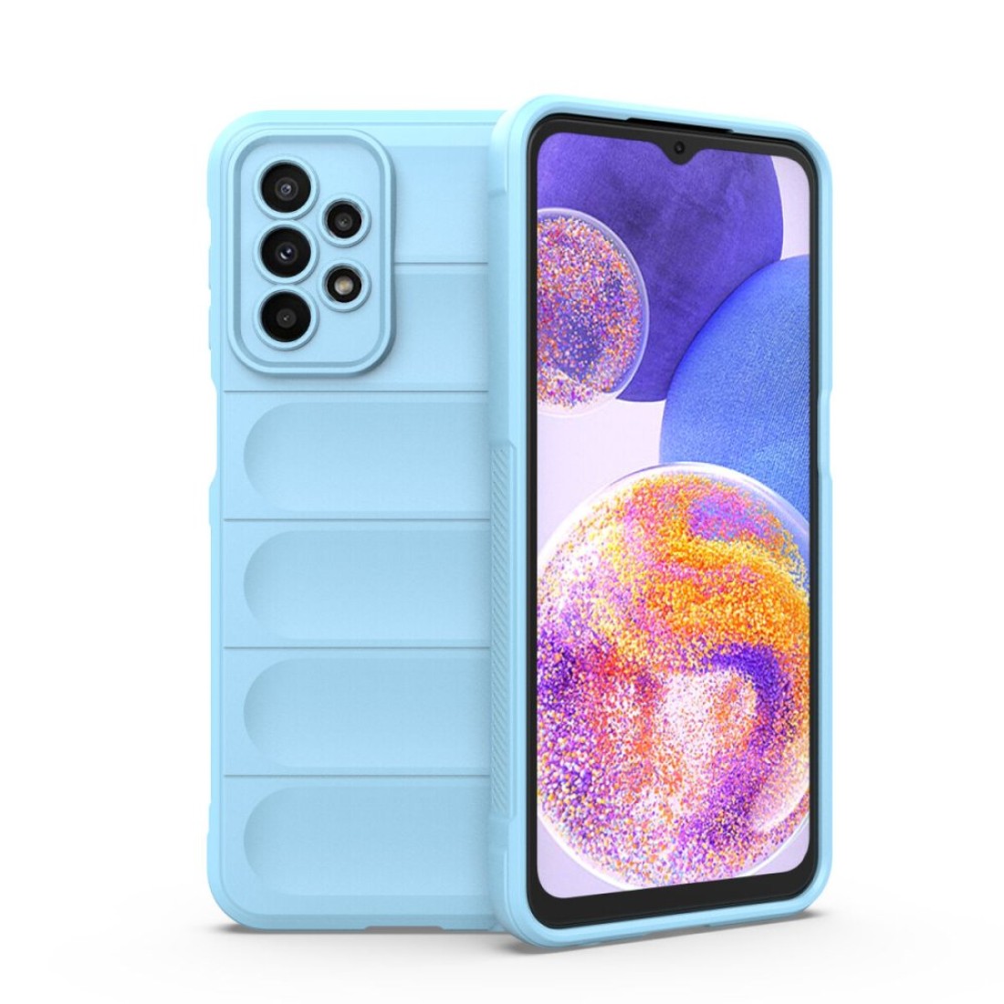  Samsung Galaxy A23 4G Kılıf Optimum Silikon - Sky Blue