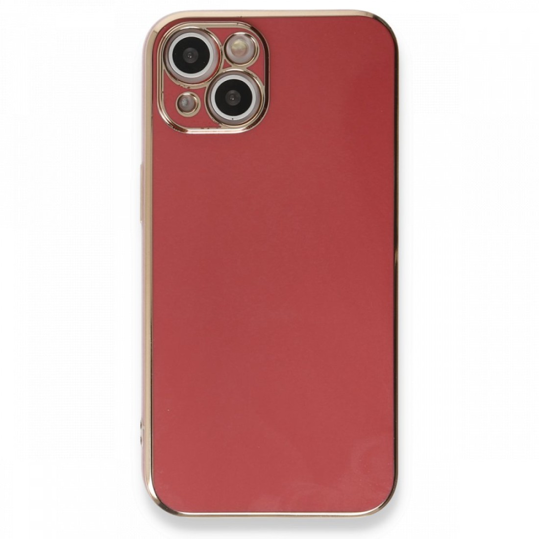  iPhone 13 Kılıf Volet Silikon - Kırmızı
