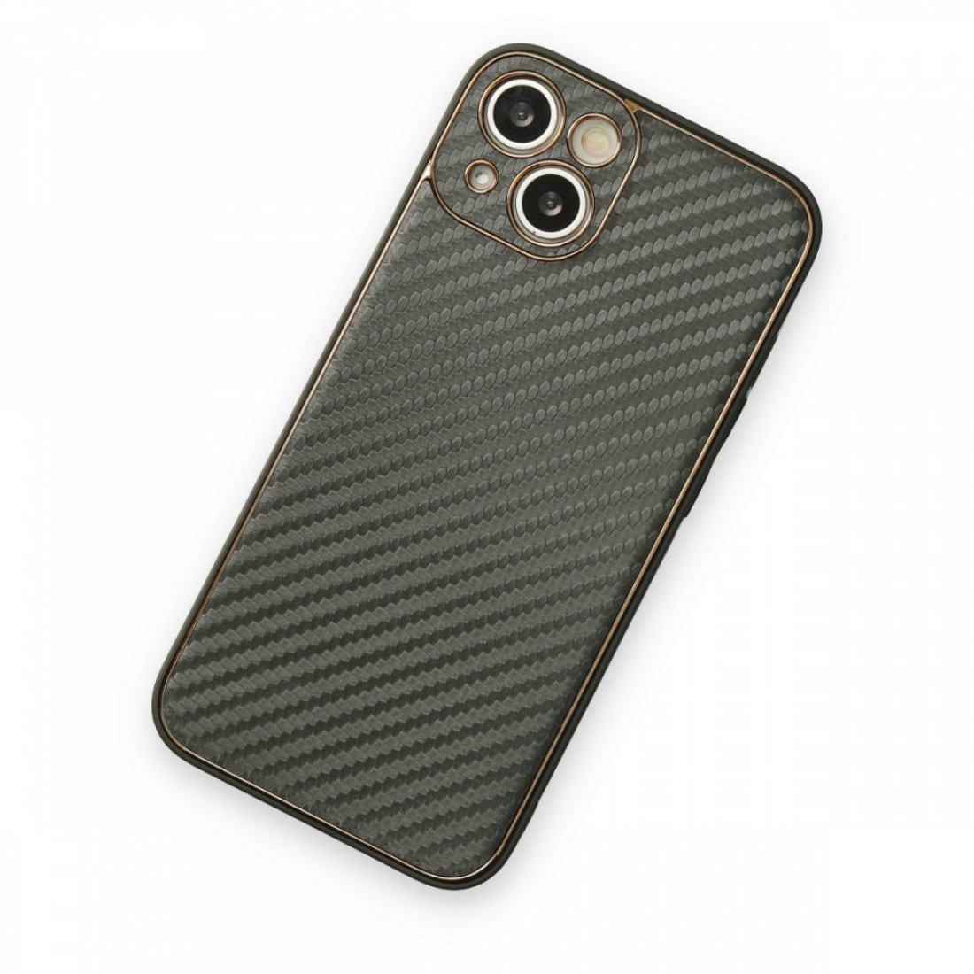  iPhone 13 Kılıf Coco Karbon Silikon - Füme
