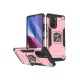  Xiaomi Redmi K40 Kılıf Zegna Yüzüklü Silikon Kapak - Rose