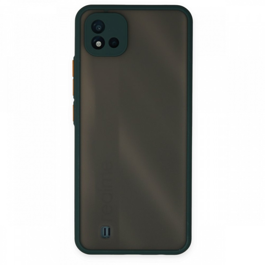  Realme C11 2021 Kılıf Montreal Silikon Kapak - Yeşil