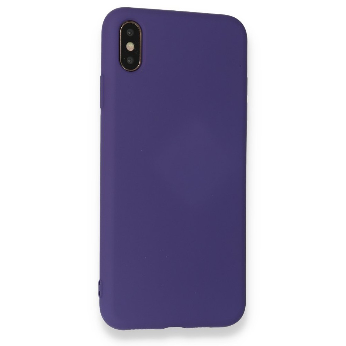  iPhone XS Max Kılıf Nano içi Kadife Silikon - Mor