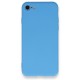  iPhone 7 Kılıf Nano içi Kadife Silikon - Mavi