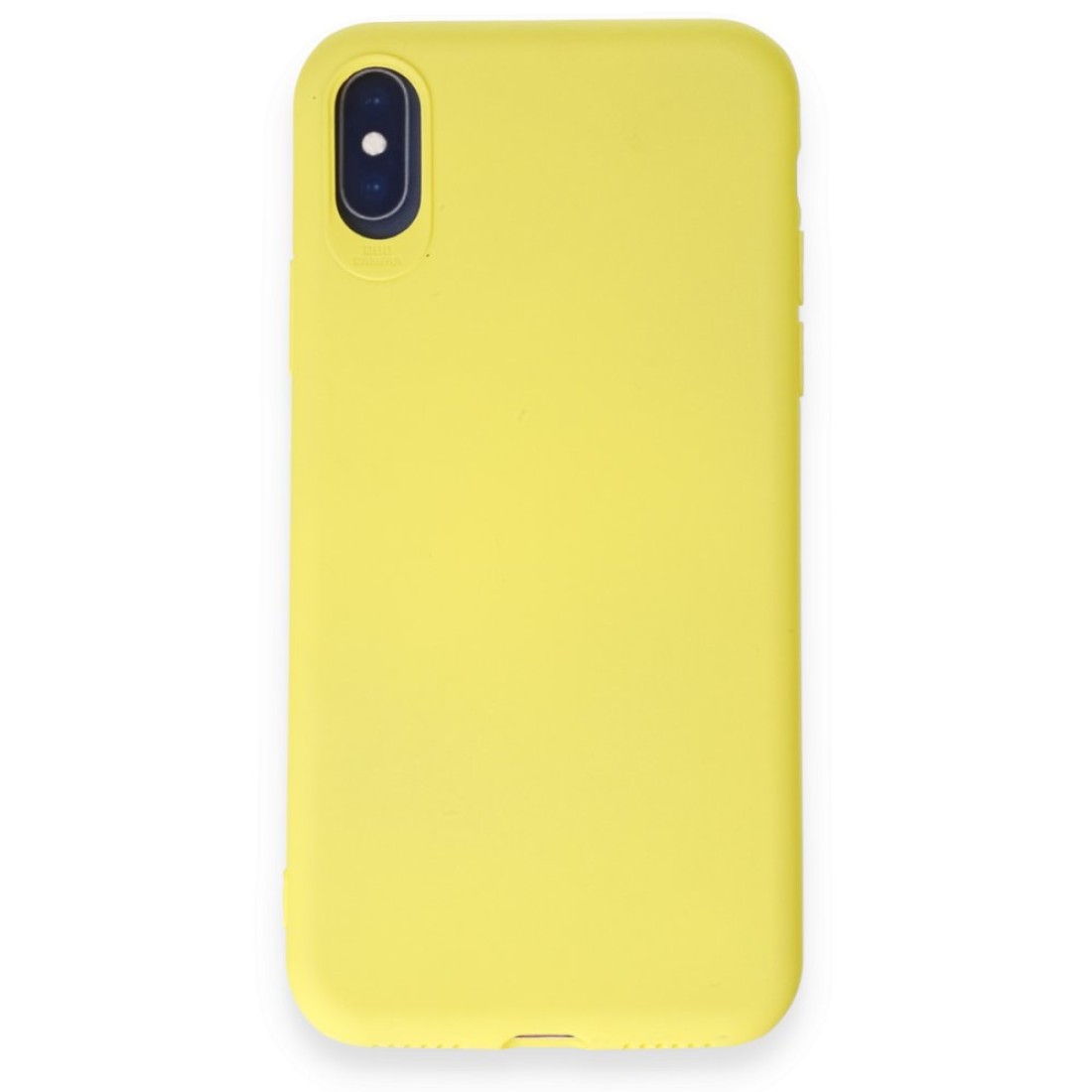  iPhone X Kılıf First Silikon - Sarı