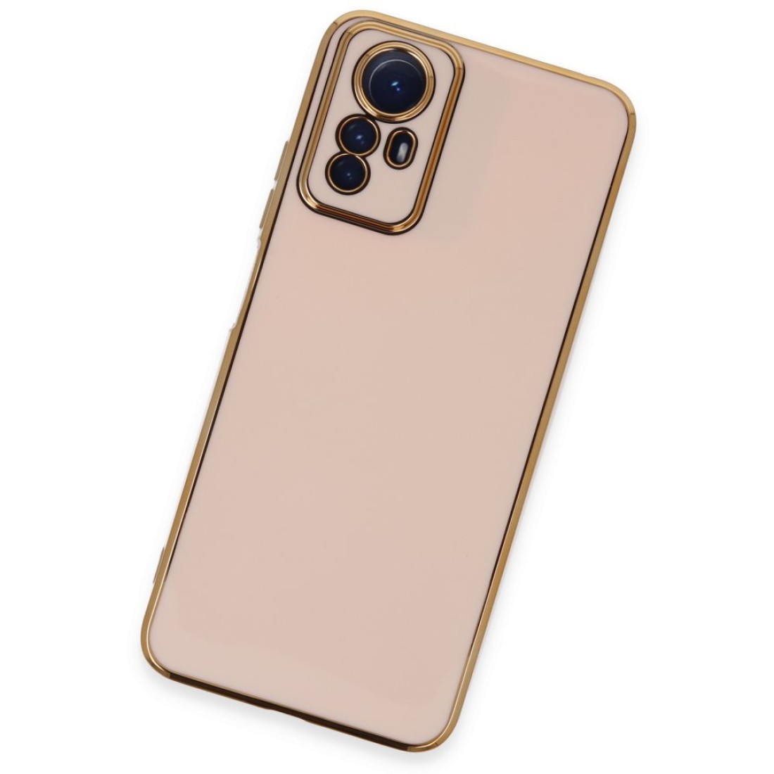  Xiaomi Redmi Note 12S Kılıf Volet Silikon - Pembe