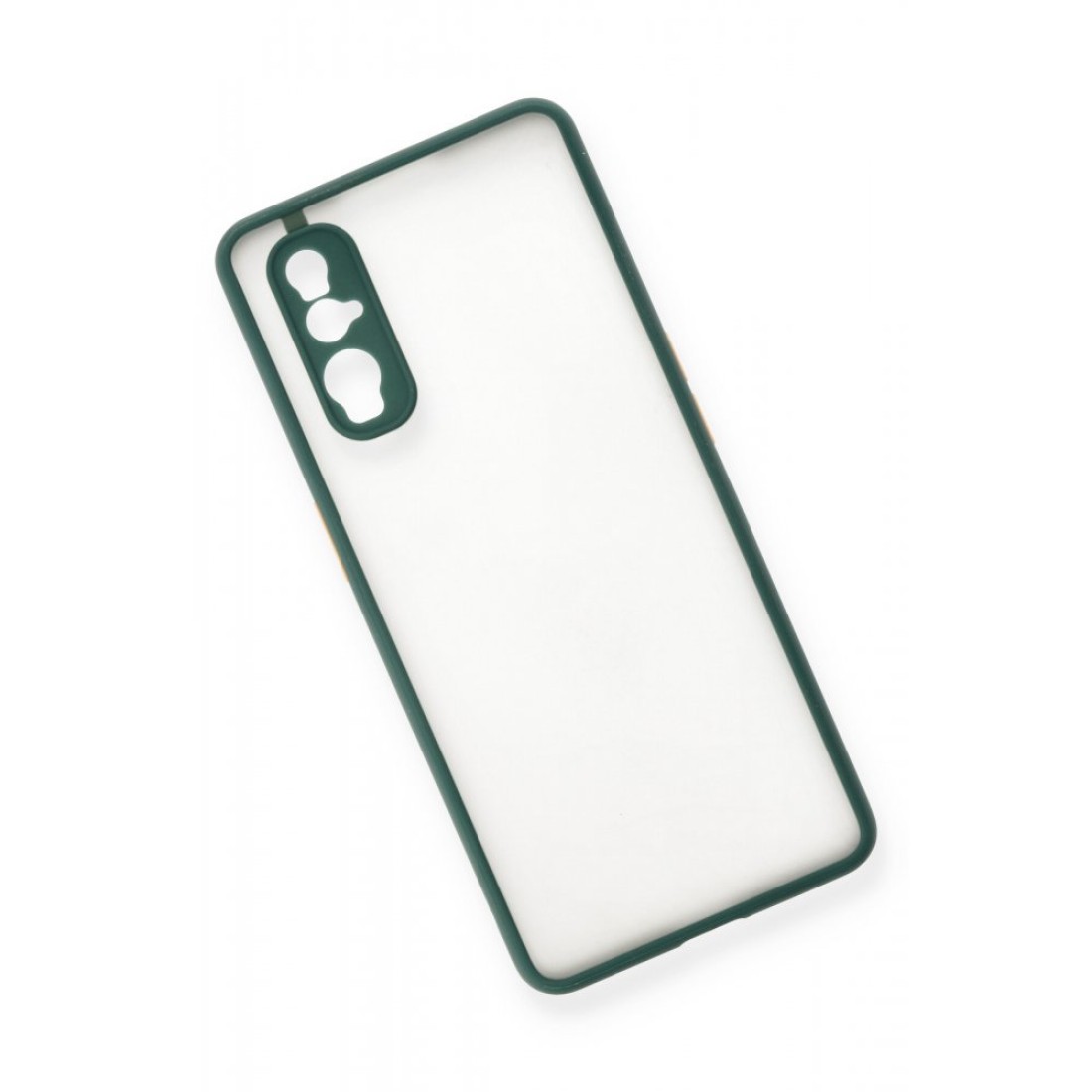  Oppo Find X2 Kılıf Montreal Silikon Kapak - Yeşil