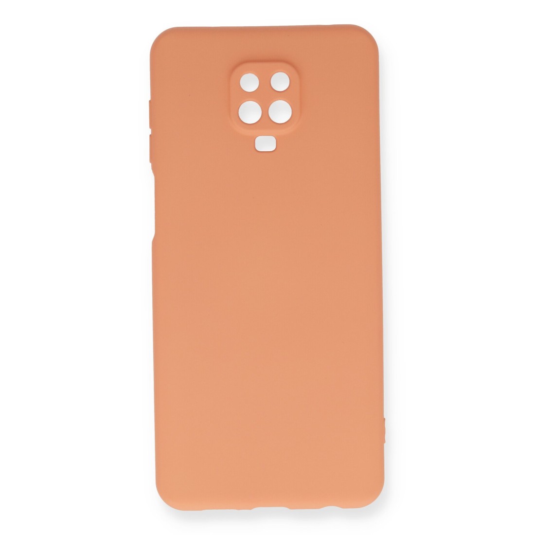  Xiaomi Redmi Note 9S Kılıf Nano içi Kadife Silikon - Turuncu