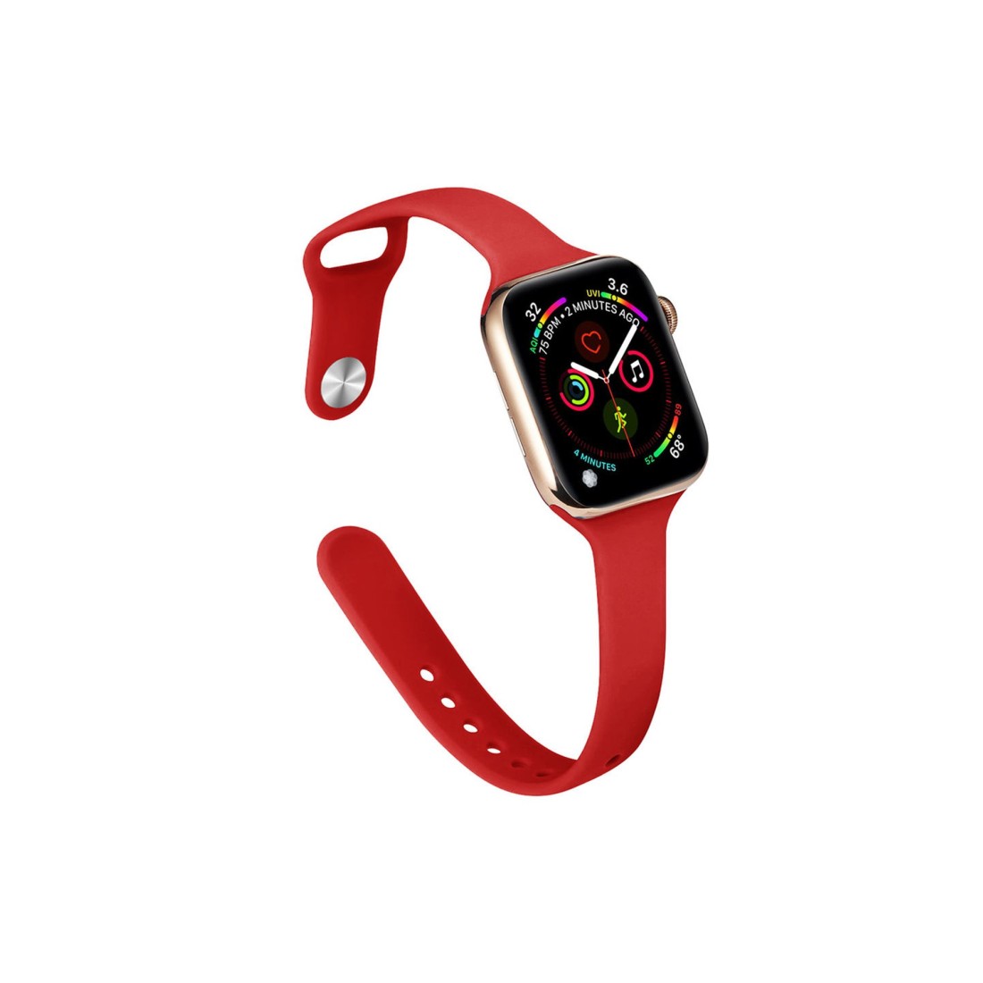  Apple Watch 38mm Klasik Kordon - Kırmızı
