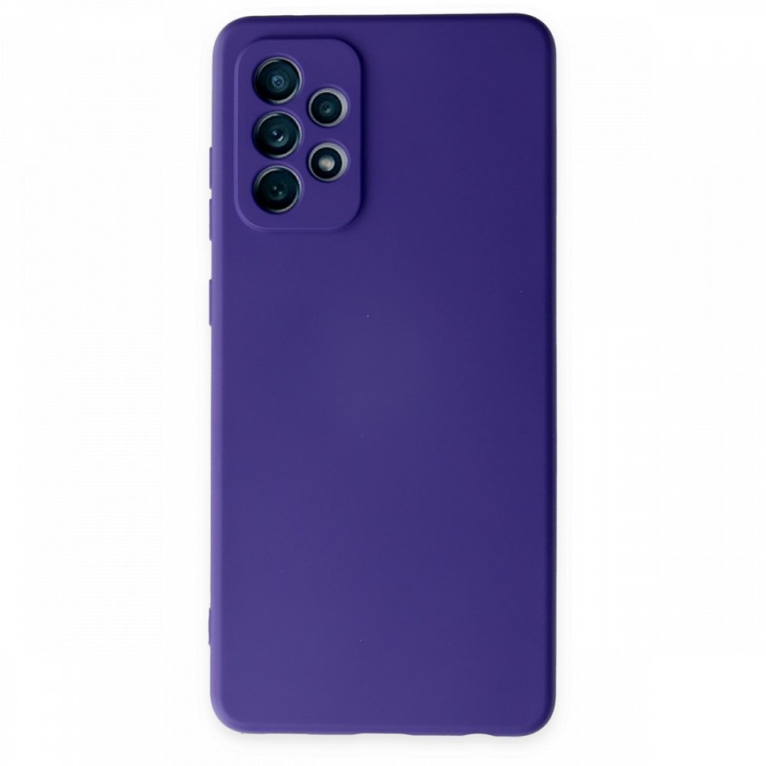  Samsung Galaxy A72 Kılıf Nano içi Kadife Silikon - Mor