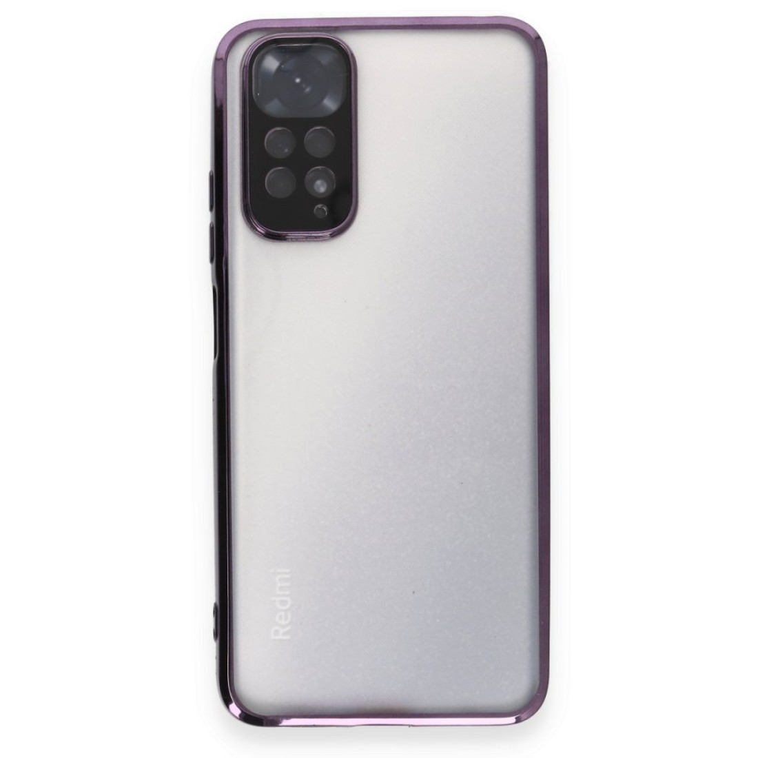  Xiaomi Redmi Note 12S Kılıf Razer Lensli Silikon - Mor