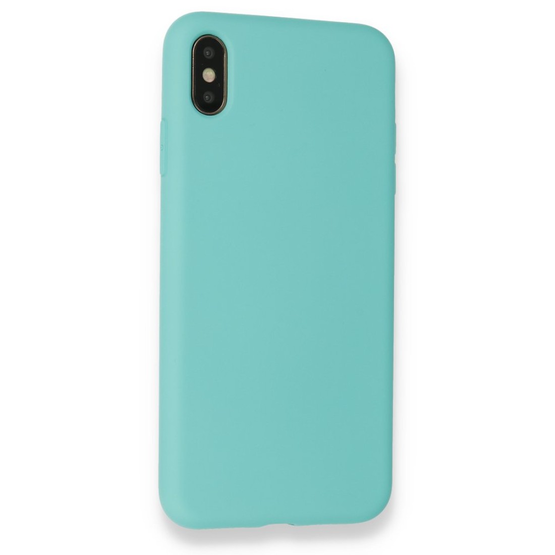  iPhone XS Max Kılıf Nano içi Kadife Silikon - Turkuaz