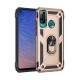  Huawei P40 Lite E Kılıf Sofya Yüzüklü Silikon Kapak - Gold