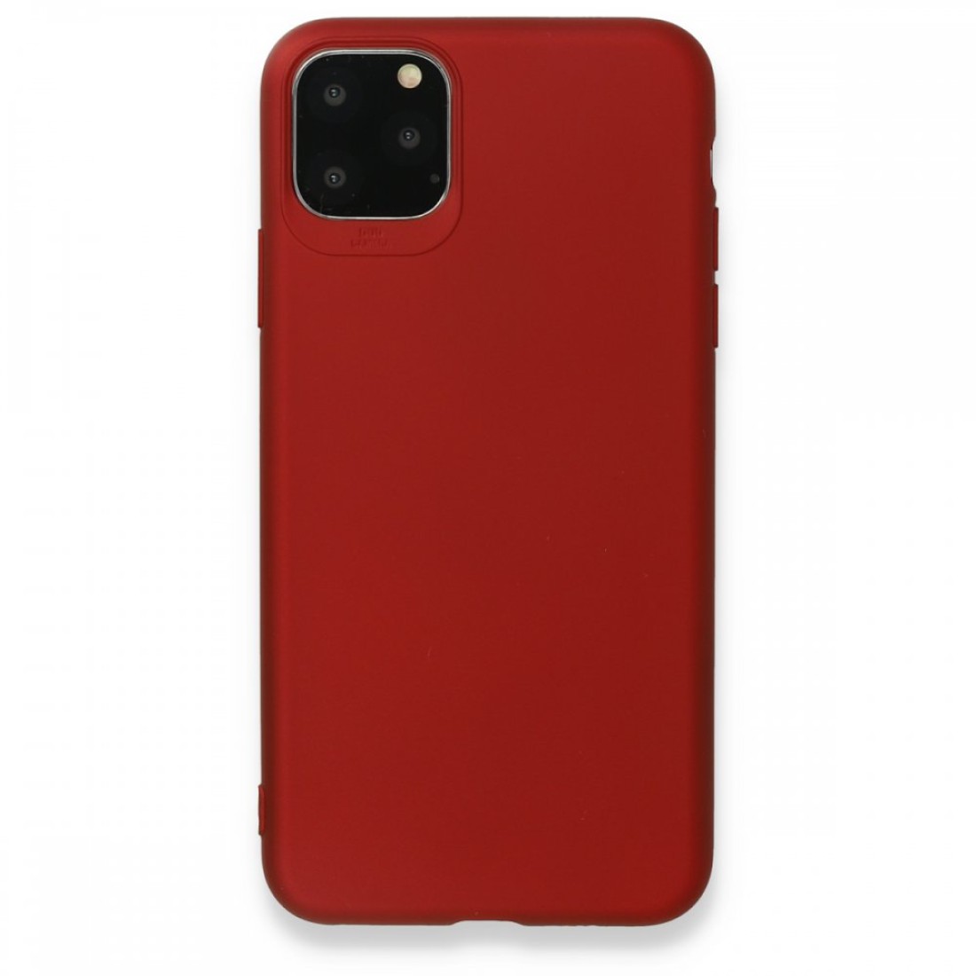  iPhone 11 Pro Kılıf First Silikon - Bordo