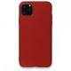  iPhone 11 Pro Kılıf First Silikon - Bordo