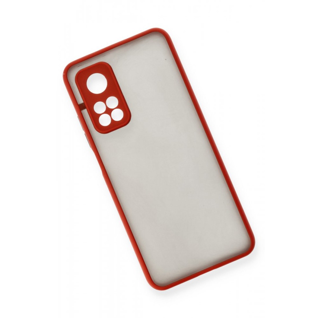  Xiaomi Mi 10T Pro Kılıf Montreal Silikon Kapak - Kırmızı